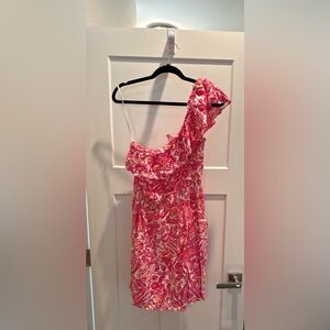 Lilly Pulitzer Pink and White Patterned Dress